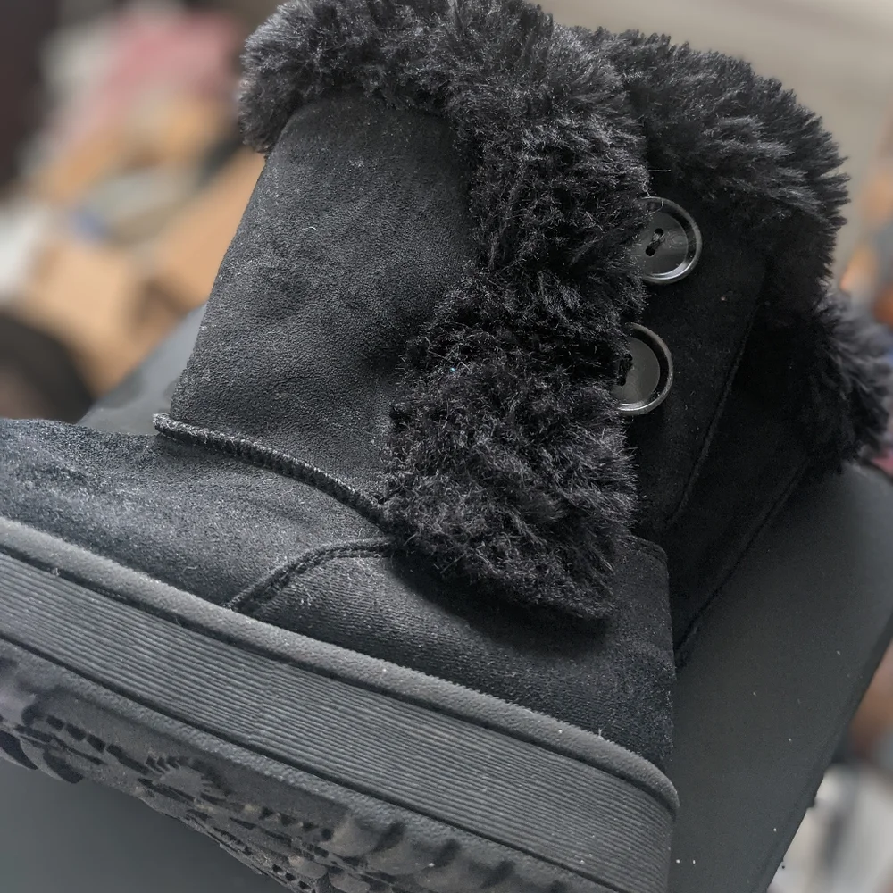 Girls Faux Fur Winter Boots - Picture 4 of 5
